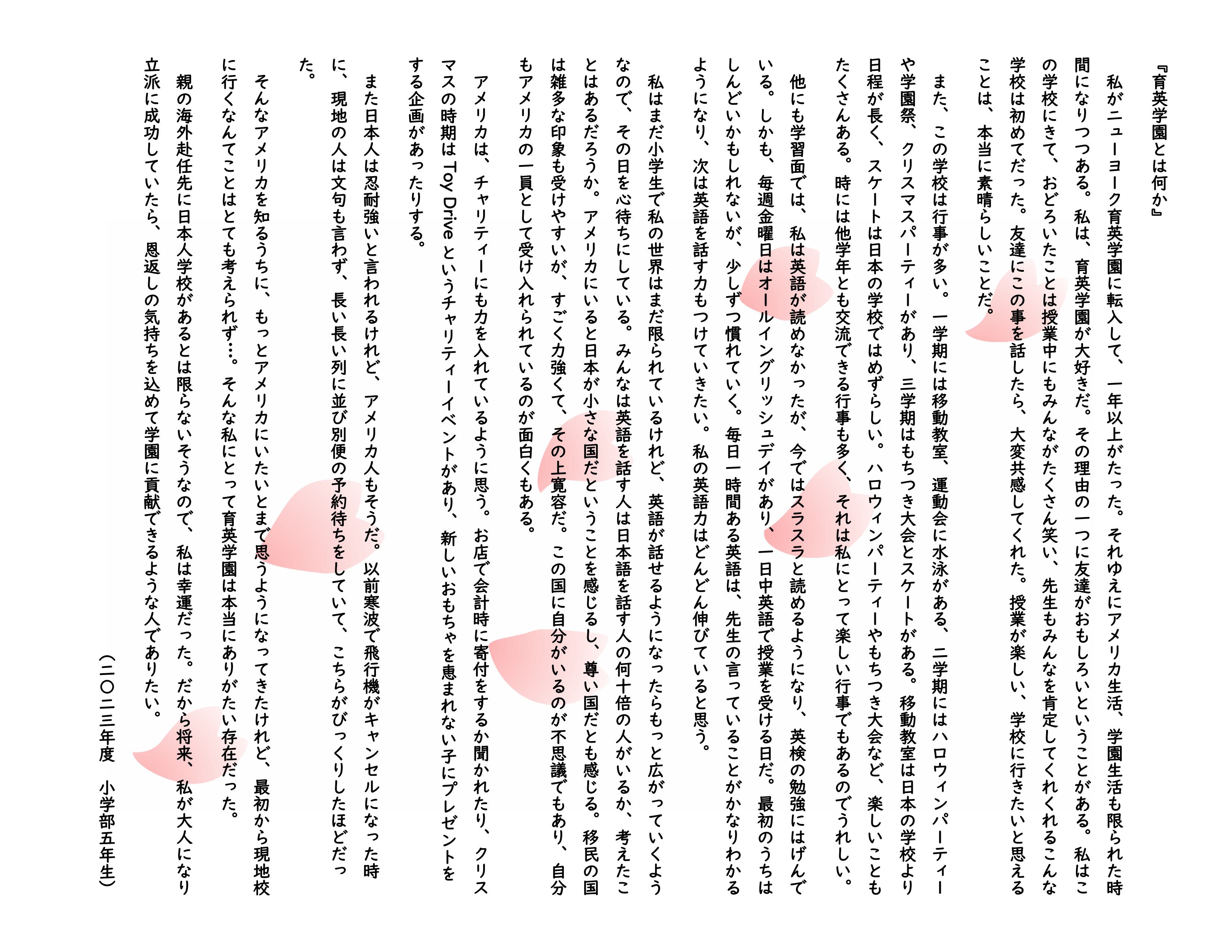 語学部門のプログラムについて