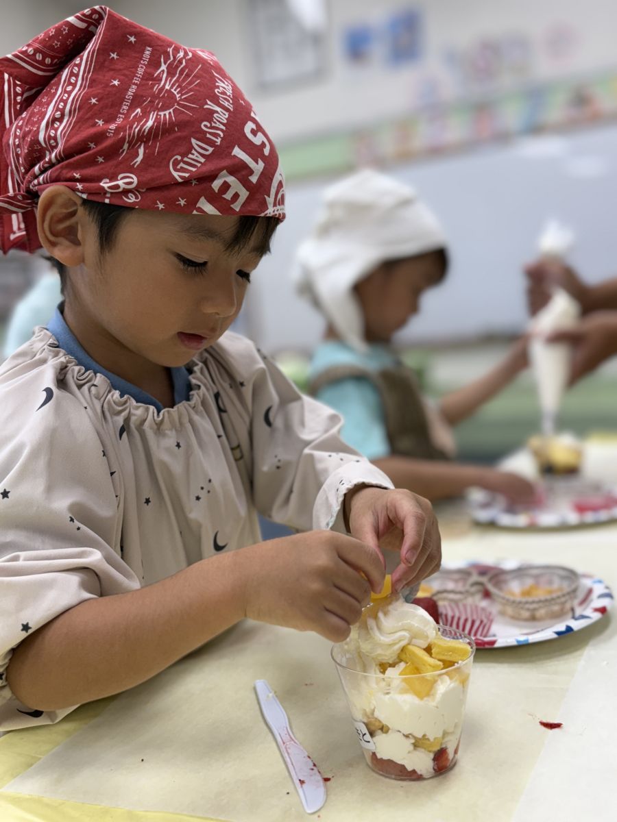 幼児サマー：お菓子作り