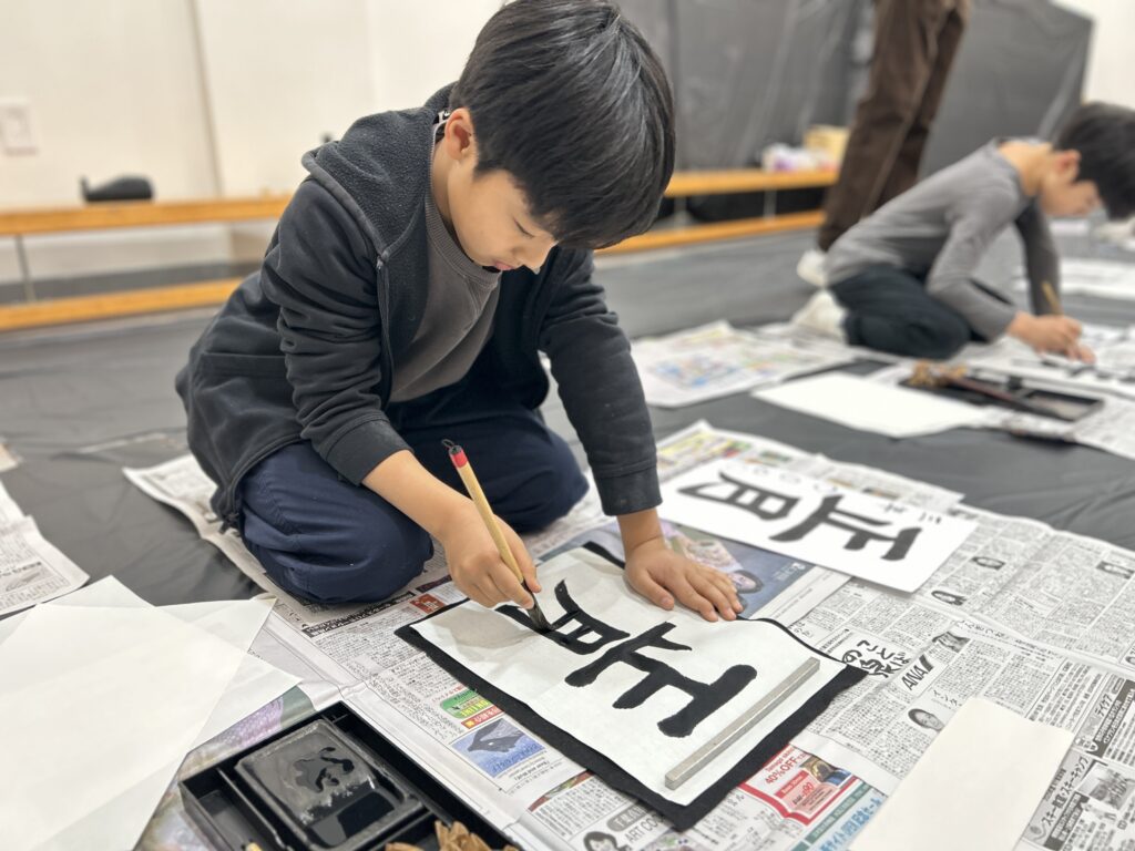 心を静かに書写に向き合う