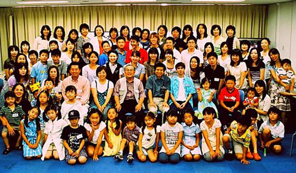 2008年の同窓会の集合写真