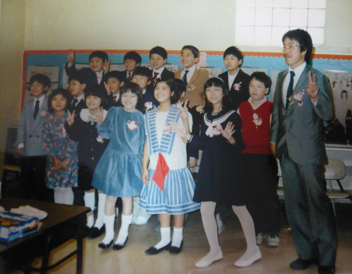 1989年3月、よい子の学園の小学3年生の卒園式