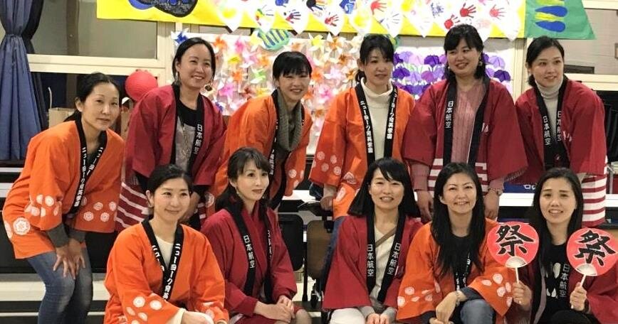 法被姿のボランティアの皆さん