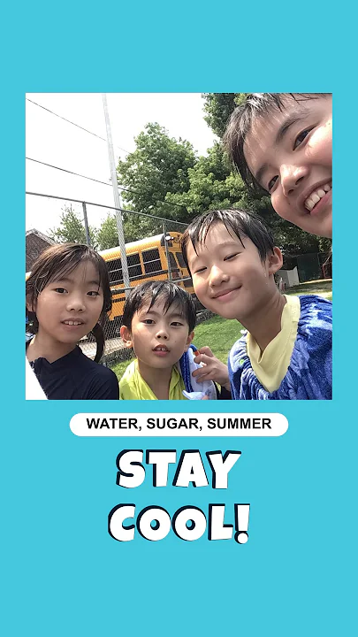 STAY COOL！ 水とアイスで、いちばん夏らしかった日