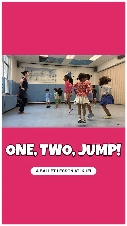 ONE, TWO, JUMP！ 幼児部のバレエ体験