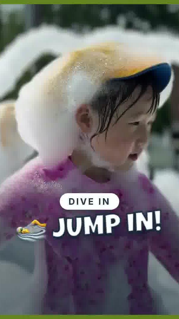 FOAM PARTY！ 泡に飛びこむ幼児部の一日