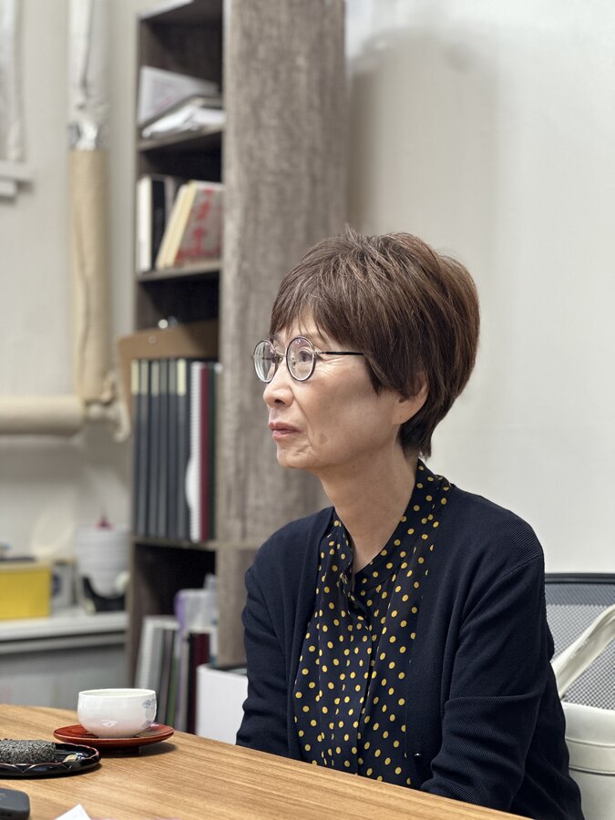 Kyoko Inagaki, Executive Vice-President of Kyoto University, at our New Jersey campus