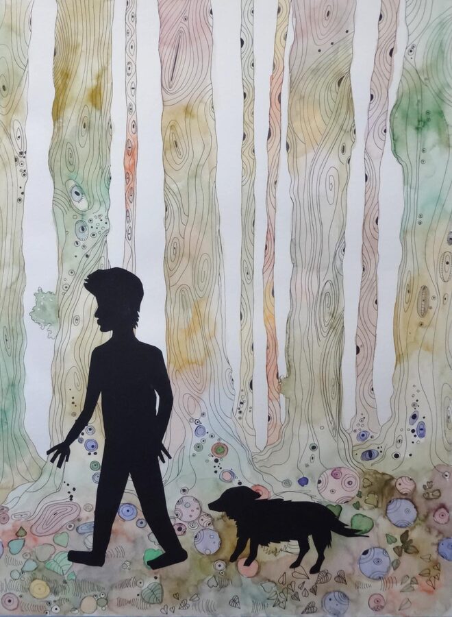 第2回 絵画部門グランプリ「自然の中の散歩」