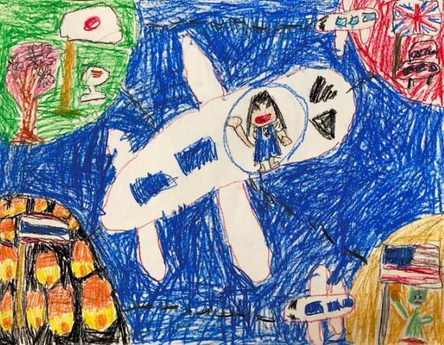 第5回 絵画部門グランプリ「がいこくへレッツゴー!」